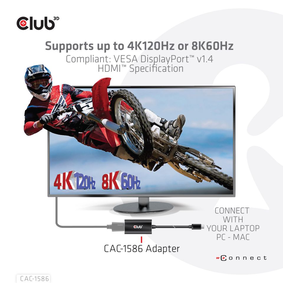 Club 3D USB-C auf HDMI 2.1