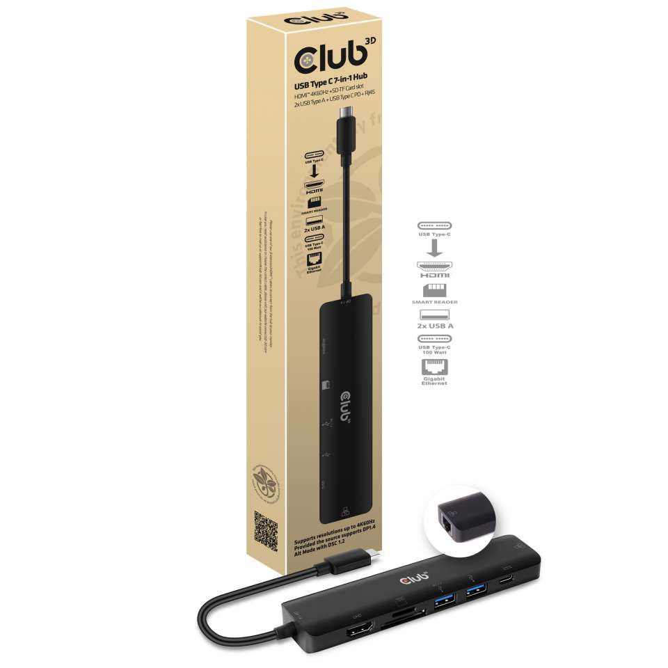 Club 3D USB-C 7-in-1 Hub