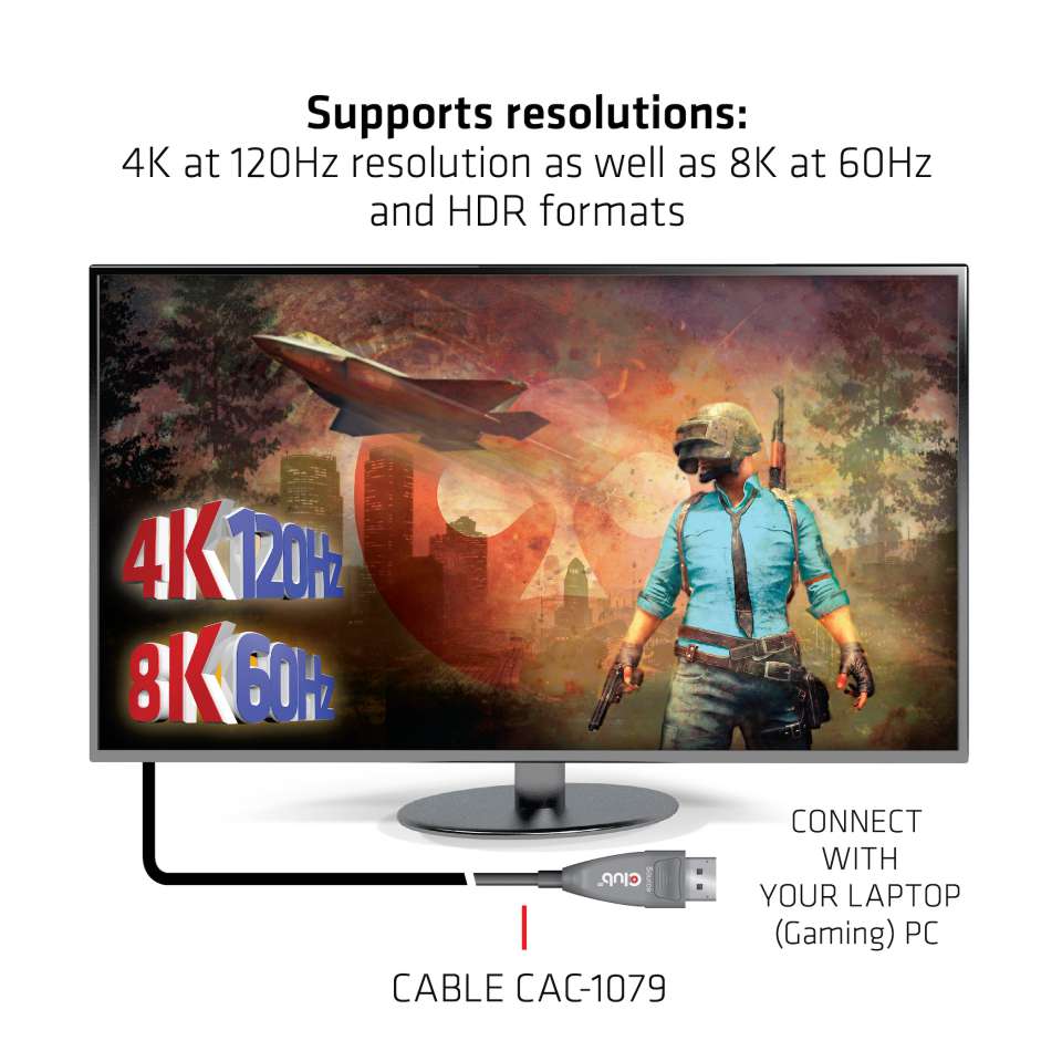 Club 3D DisplayPort Kabel - 20 m